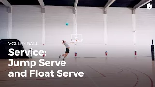 Service: jump serve and float serve | Volleyball