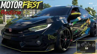 The Crew Motorfest 2021 Honda Civic Type R (Redliner Kit) Proformance modifications #true2lifegaming