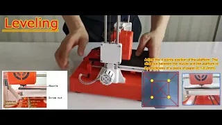 EasyThreed K1, K3 leveling video