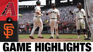 Trevor Cahill leads Giants to 6-1 victory | D-backs-Giants Game Highlights 8/23/20