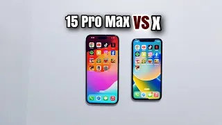 Iphone 15 Pro Max vs Iphone x speed test