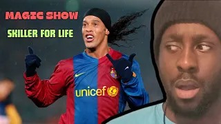 Reaction to Ronaldinho | “Skills Level 1 to Level 50” (Just wow)