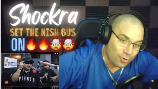 Shockra LIVE on The Wish Bus | Performing “Operation 10-90” Shakes - P Reacts