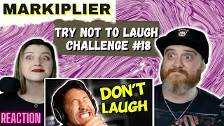 "Try Not To Laugh Challenge #18" @markiplier | HatGuy & Nikki react