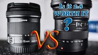 Is it a 2.8 WORTH IT !? CANON 10-18mm VS TOKINA 11-16mm