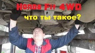 Когда Honda сверху: обзор Honda Fit 4WD 2003 снизу.