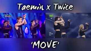 TAEMIN x TWICE - MOVE (Mashup/Split Audio, Side-by-Side Comparison) [NO AUDIENCE]