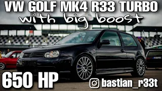 VW Golf MK4 R33 Turbo with big boost | Dragy times from 100-250 Km/h & 60-150 mph