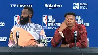 Russell Westbrook & James Harden postgame interview | Rockets vs Raptors