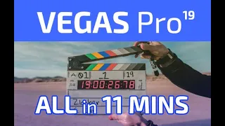 VEGAS Pro  - Tutorial for Beginners in 11 MINUTES!  [ VEGAS Pro 19 ]