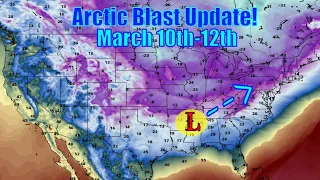 Arctic Blast Update, Also Bringing Major Snow Storm! - The WeatherMan Plus Weather Channel