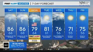 Meteorologist Derek Beasley has your Friday afternoon forecast | 05/24/2024