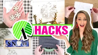 Use these Dollar Store finds for 10 AMAZING HACKS! ❄️ EASY Winter $1 Dollar Tree DIYs