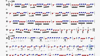 【太鼓の達人 楽譜】23時54分、陽の旅路へのプレリュード (裏)【達人三曲目】