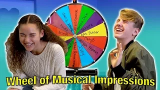 Wheel of Musical Impressions! (MattyBRaps vs Gracie Haschak)