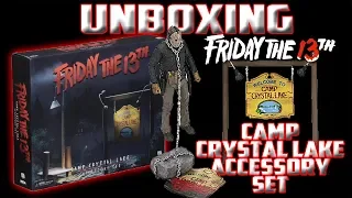 Unboxing Friday The 13th Accessory Set Jason Voorhees Neca Diorama