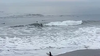 7:30am slow mo Surfing at the beach, Santa Cruz, California