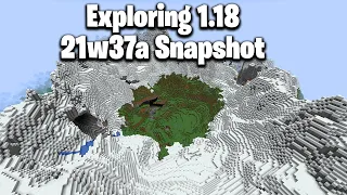 First REAL 1.18 Snapshot! Minecraft Snapshot 21w37a