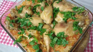 Tavuk Kapatma/Безумно Вкусный Рис с курицей/Турецкая Кухня