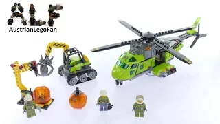 Lego City 60123 Volcano Supply Helicopter Speed Build