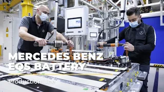 New Mercedes Benz EQS Battery Production Line | Mercedes Benz Plant | How Car Battery is Made