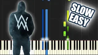 Lily - Alan Walker, K 391 & Emelie Hollow | SLOW EASY PIANO TUTORIAL + SHEET MUSIC by Betacutic