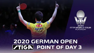 OUT OF THIS WORLD! Jun Mizutani wins Point of Day 3 | 2020 ITTF World Tour German Open