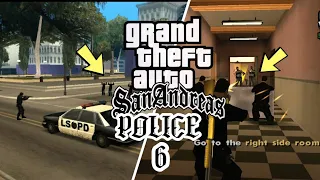 سلسة عمل في وظيفة شرطة هجوم عصابات على مخفر شرطة حلقة السادسة GTA SA : The police business Part #6