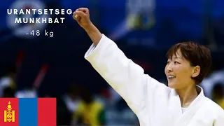 Mongolian Judo Urantsetseg Munkhbat  -48 kg Мөнхбат Уранцэцэг HD 1080