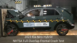 2023-2024 Kia Niro Hybrid NHTSA Full-Overlap Frontal Crash Test