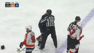 Brandon Manning vs Nicolas Deslauriers. January 10, 2017