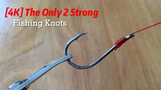 [4K] The Only 2 Strong Fishing Knots for Hooks You Need To Know!