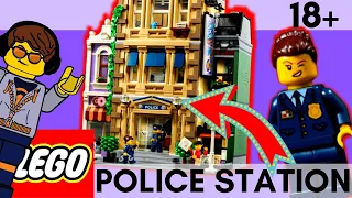 LEGO 2021 MODULAR SERIES POLICE STATION 10278 -  UNBOXING AND SPEED BUILD