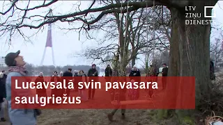 Lucavsalā svin pavasara saulgriežus