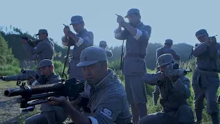 Movie! 10 Eighth Route soldiers destroy a Japanese arsenal, wiping out a pursuing Japanese company.