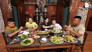 Bữa ăn Đậm đà bản sắc Miền Tây sông nước ở Quán ăn Siêu đẹp tại Cần Thơ cùng Gia đình A Hải Sapa TV