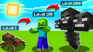 COMA MONSTROS PARA EVOLUIR NO MINECRAFT