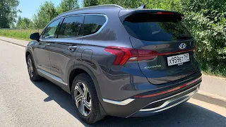 Взял Hyundai Santa Fe - 2.5 по трассе