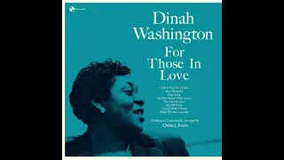 Dinah Washington   For Those In love 2016 Vinyl Remaster