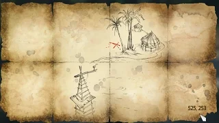 Assassins Creed IV Black Flag | treasure map 525, 253