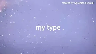 Saweetie - My Type (Lyrics Video)