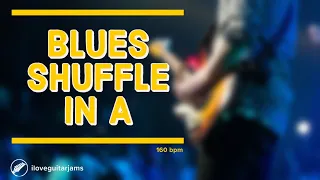 Blues Backing Track, Shuffle in A