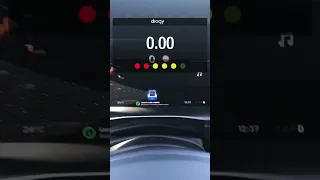 Tesla Model S Performance P100D ludicrous + and launch control mode acceleration 0-100kph with dragy