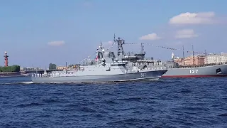 Парад на День ВМФ 2018 Санкт-Петербург