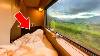 🚃 Riding the PRIVATE Overnight Train | Sunrise Seto Solo | How to travel in Japan 2022