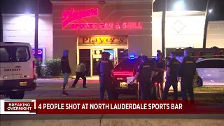 Investigation ongoing after overnight shooting outside Fort Lauderdale sports bar