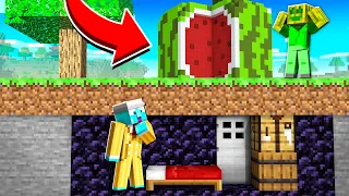 ICH BAUE EINEN GEHEIMEN BUNKER BEI CHAOSFLO44! - Minecraft Freunde 2