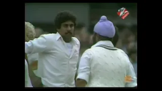 ENGLAND v INDIA 2nd TEST MATCH DAY 2 LORD'S AUGUST 3 1979 KAPIL DEV DAVID GOWER SUNIL GAVASKAR GOOCH