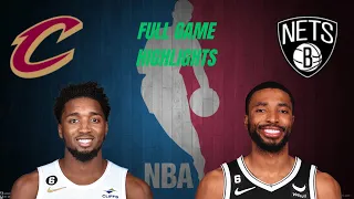 Cavaliers vs Nets FULL GAME HIGHLIGHTS (2k23)