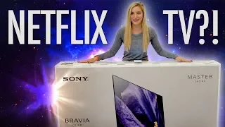 A NETFLIX TV?! Sony Master Series OLED A9F!